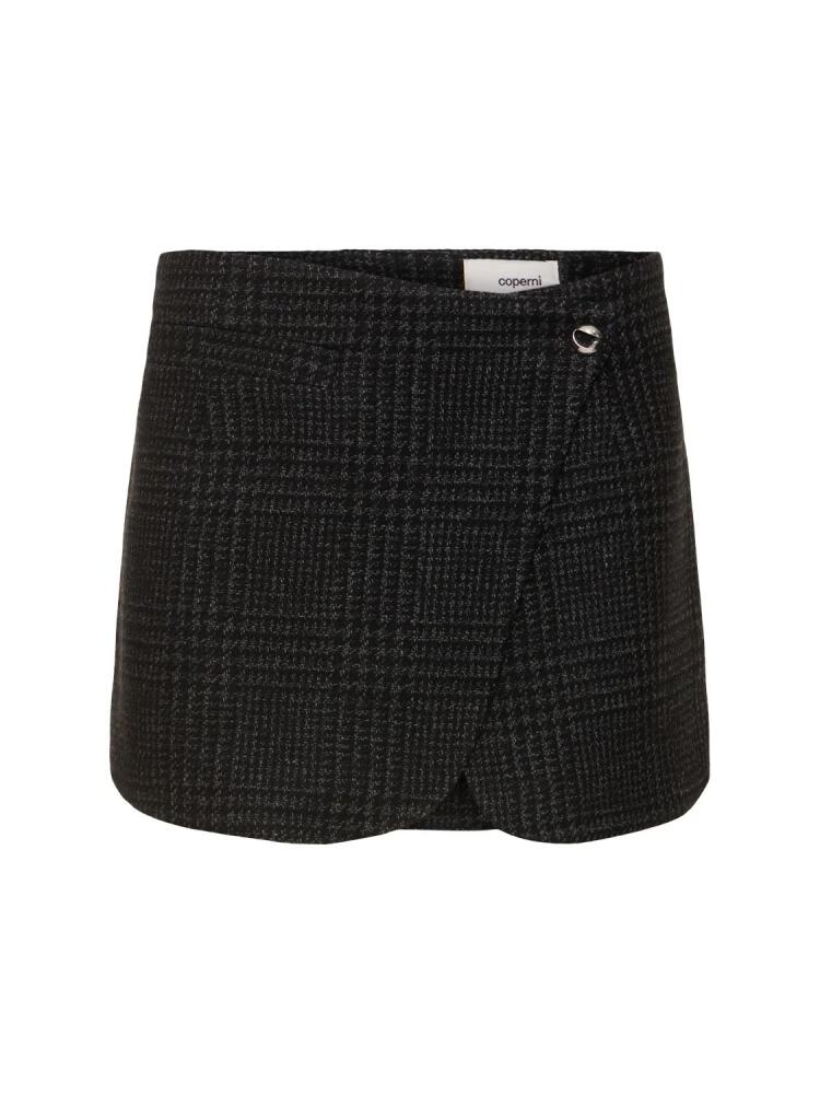 COPERNI Prince Of Wales Tailored Mini Skirt Cover