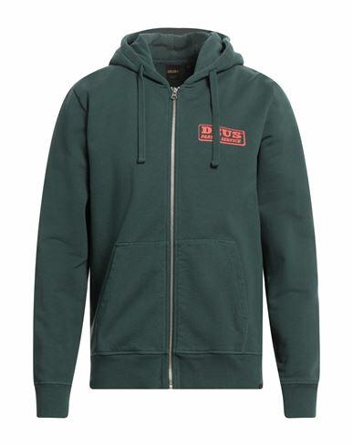 Deus Ex Machina Man Sweatshirt Dark green Recycled cotton Cover