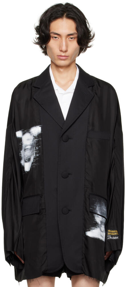 TAKAHIROMIYASHITA TheSoloist. Black Balloon Shaped Jacket Cover