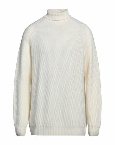 H953 Man Turtleneck Ivory Merino Wool Cover