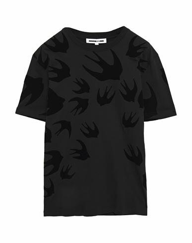 Mcq Alexander Mcqueen Woman T-shirt Black Cotton, Polyester Cover