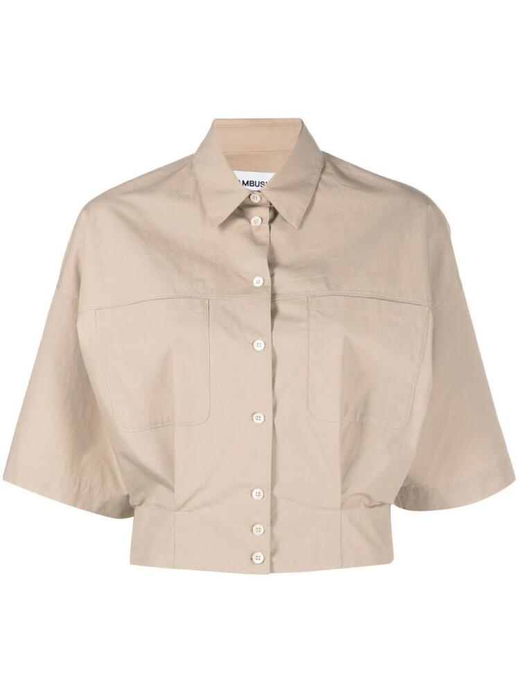 AMBUSH short-sleeve button-fastening shirt - Neutrals Cover