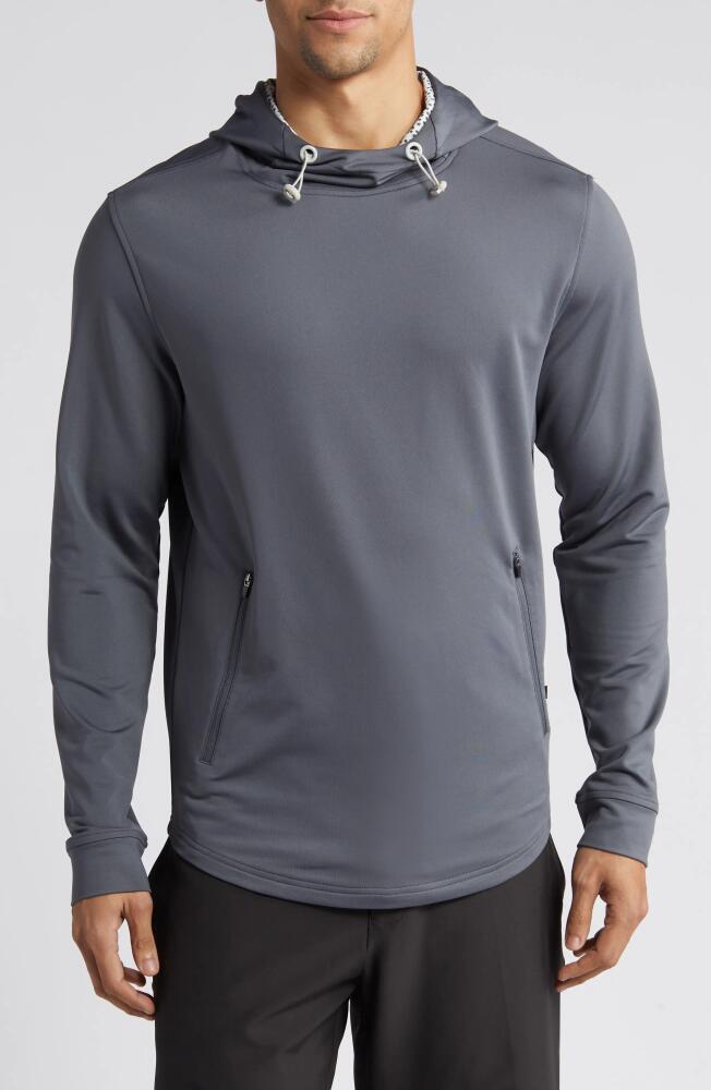 Swannies Ivy Golf Hoodie in Graphite Glacier Cover