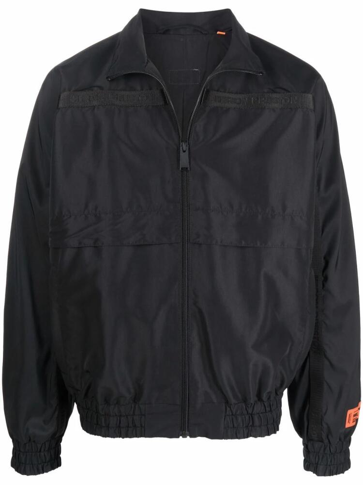 Heron Preston logo-patch bomber jacket - Black Cover