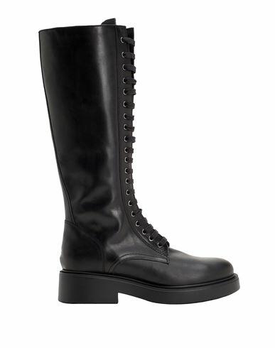 Leonardo Principi Woman Boot Black Calfskin Cover