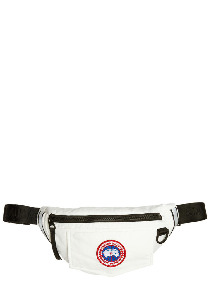 Canada Goose Logo Nylon Belt bag - White Cover