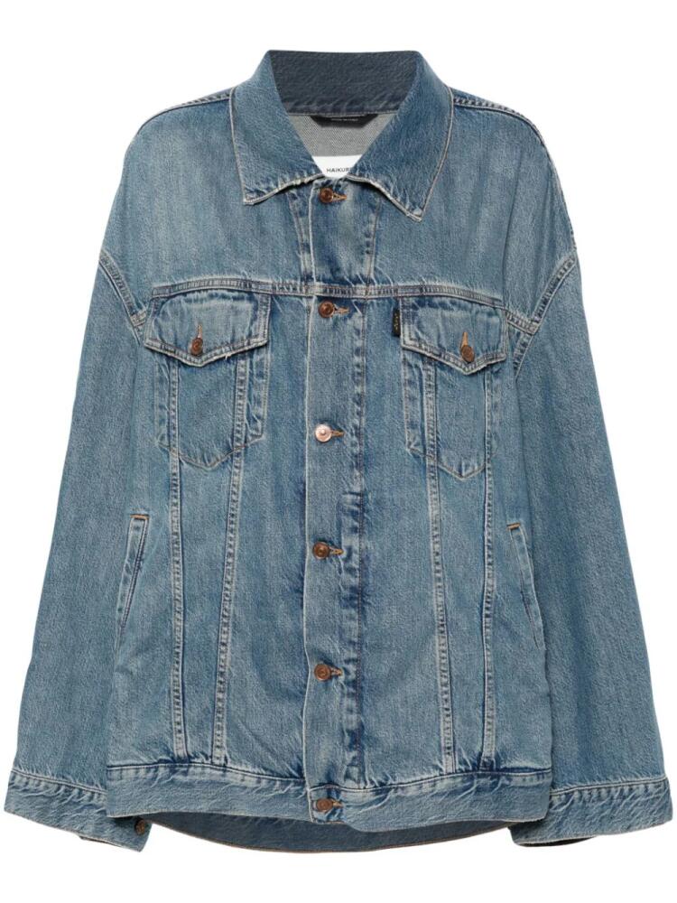 Haikure Janet denim jacket - Blue Cover