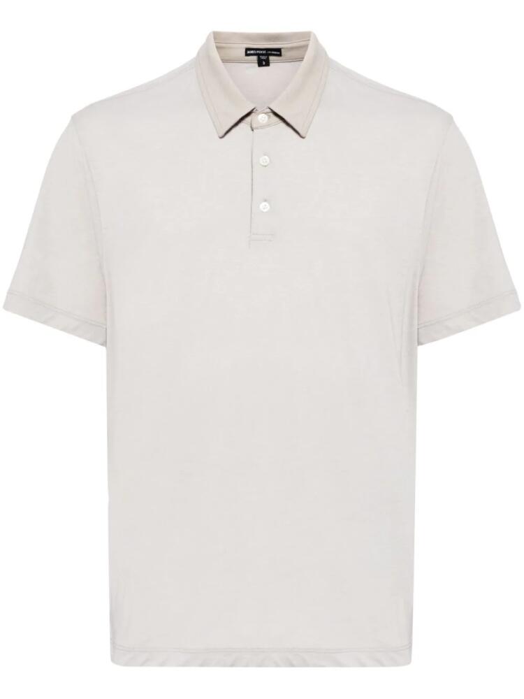 James Perse Clean Finish polo shirt - Grey Cover