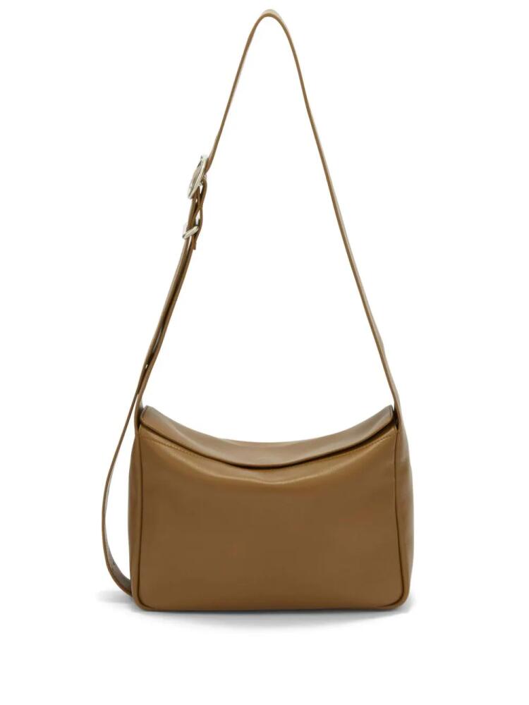 Jil Sander adjustable-strap leather shoulder bag - Brown Cover