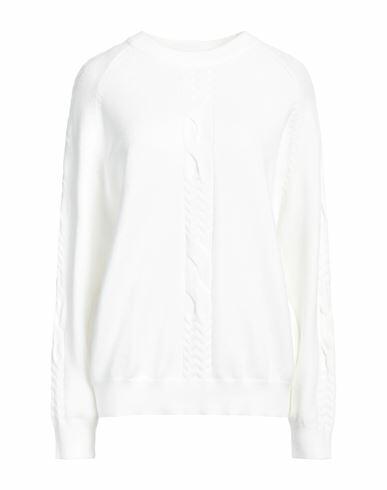 Take-two Woman Sweater White Viscose, Polyester, Nylon Cover