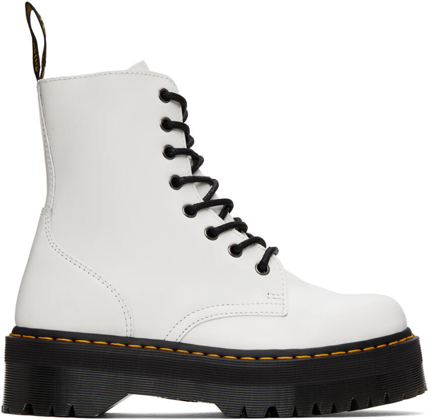 Dr. Martens White Jadon Platform Boots Cover