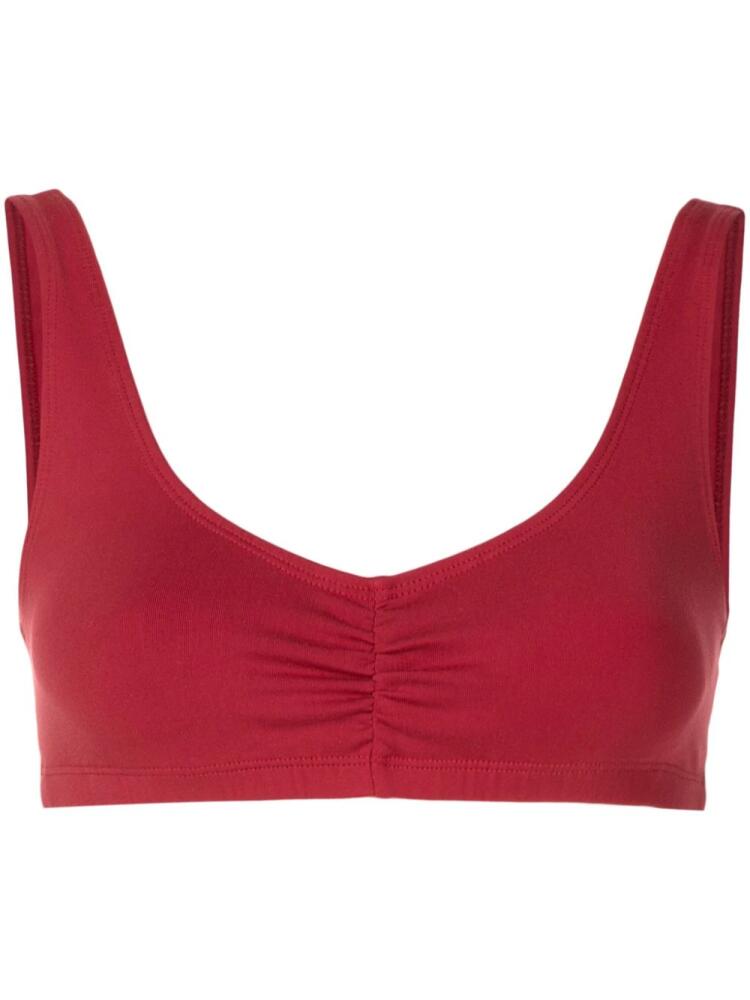 Lygia & Nanny Kick ruched sports bra - Red Cover