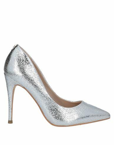 Guess Woman Pumps Silver Synthetic fibers Cover