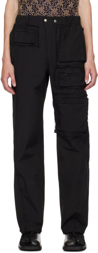 Andersson Bell Black Zip Pockets Cargo Pants Cover