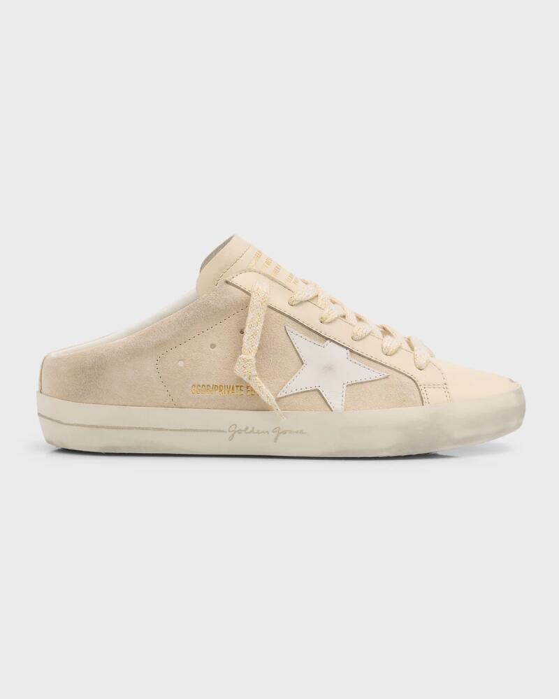 Golden Goose Sabot Mixed Leather Slide Sneakers Cover