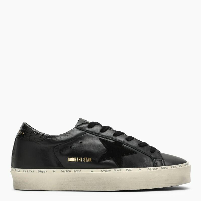 Golden Goose Low Hi Star black trainer with platform Cover