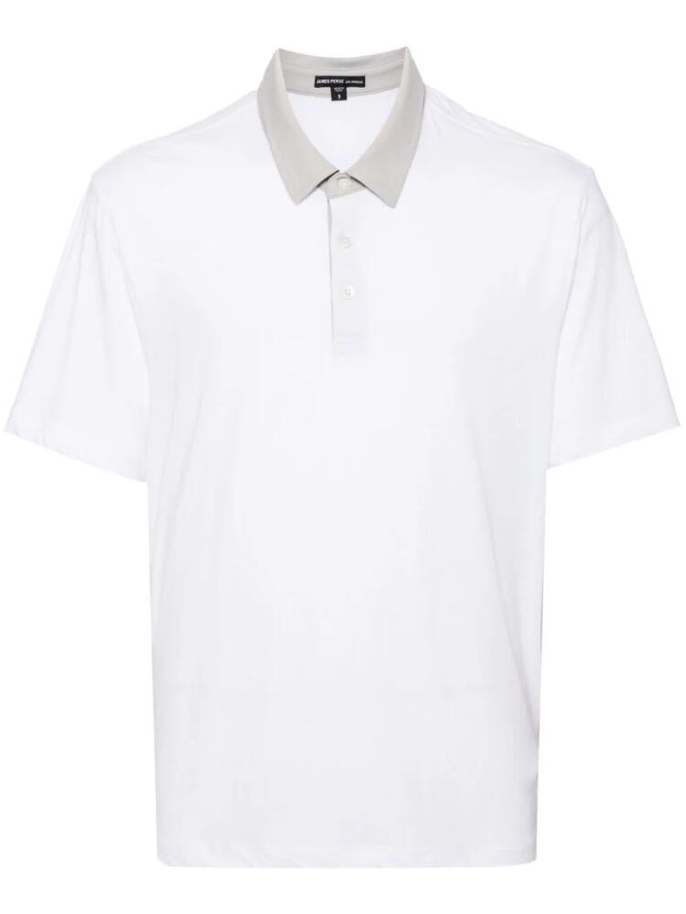 James Perse Clean Finish polo shirt - White Cover