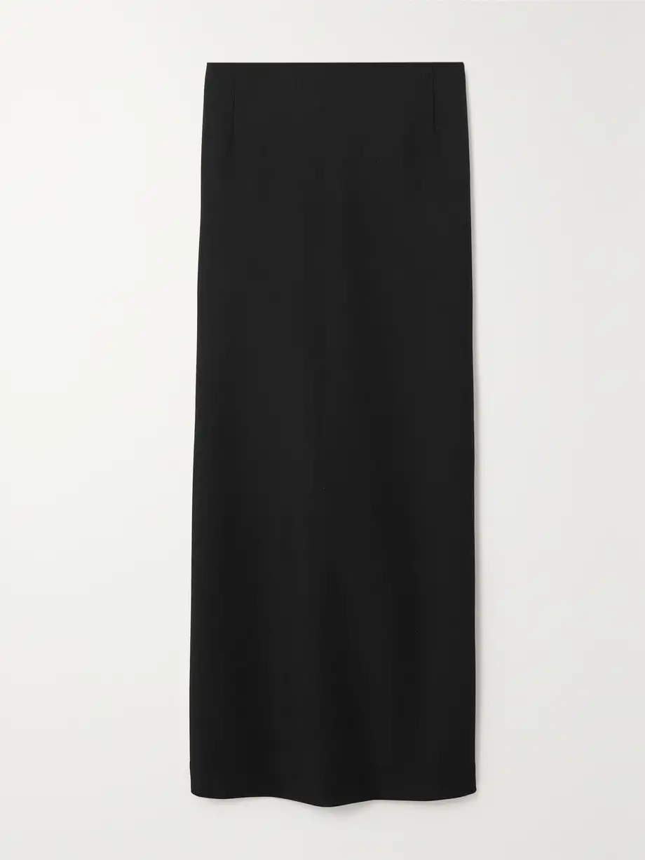 RÓHE - Woven Maxi Skirt - Black Cover