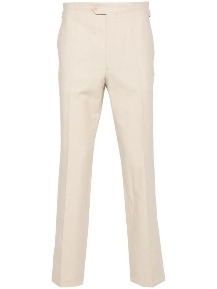 FURSAC pressed-crease trousers - Neutrals Cover