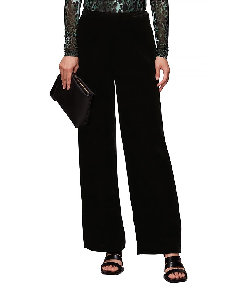 Whistles Velvet Wide Leg Pants Cover