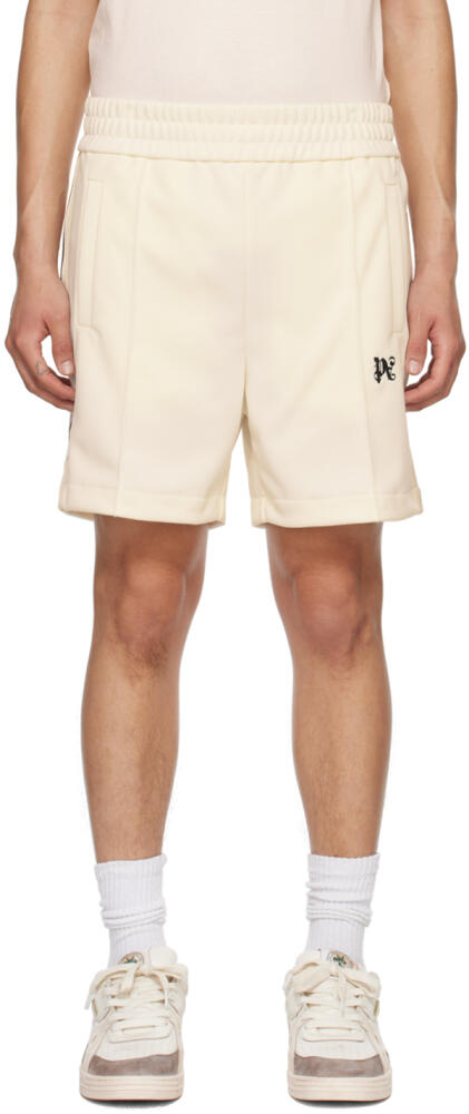 Palm Angels Off-White Monogram Track Shorts Cover