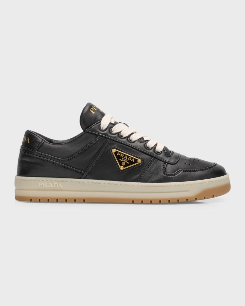 Prada Leather Low-Top Sneakers Cover