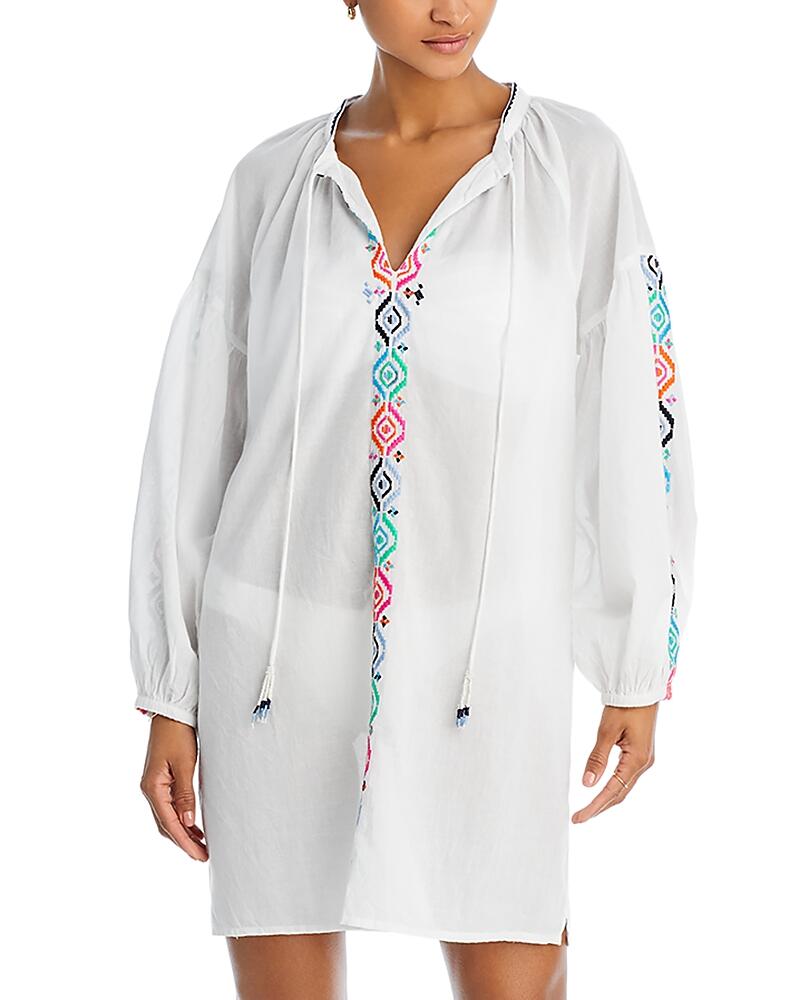 Echo Lyric Peasant Dress Swim Cover Up Cover