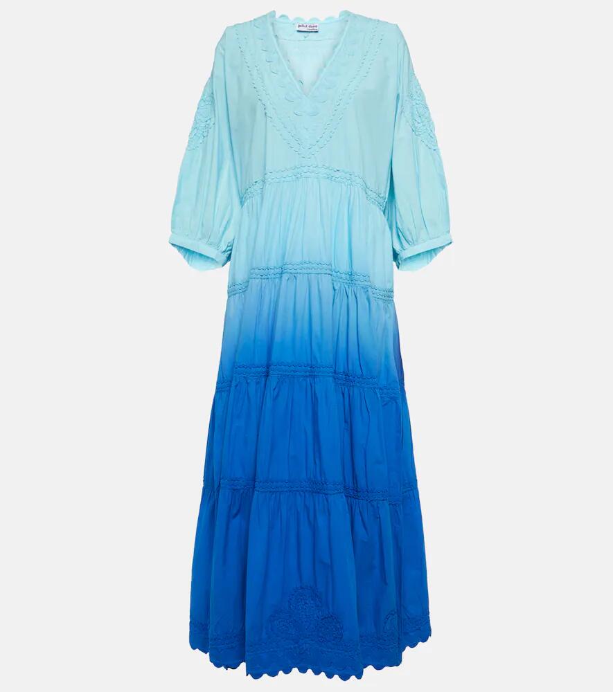 Juliet Dunn Ombré cotton poplin maxi dress Cover