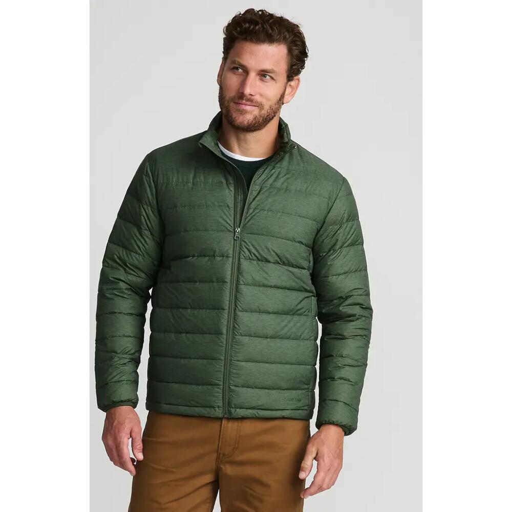 Lands' End Wanderweight Ultralight Packable Down Jacket in Estate Green Heather Cover