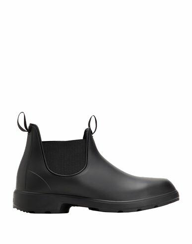 8 By Yoox Rubber Ankle Boots Man Ankle boots Black Rubber Cover