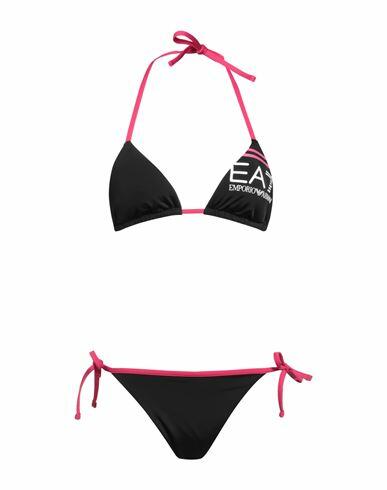 Ea7 Woman Bikini Black Polyamide, Elastane Cover