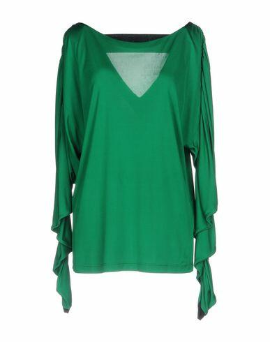 Byblos Woman T-shirt Emerald green Viscose Cover