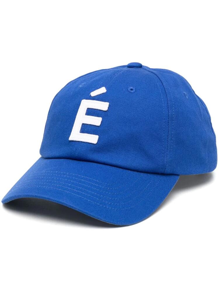 Etudes logo-patch adjustable-fit cap - Blue Cover