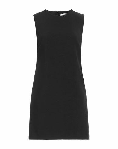 P. a.r. o.s. h. Woman Mini dress Black Polyester, Elastane Cover