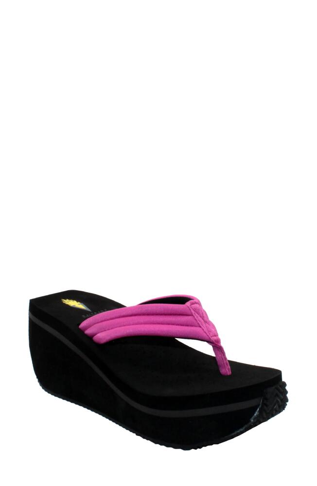 Volatile Zoe Sport Wedge Sandal in Orchid Cover