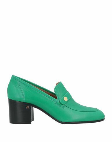 Laurence Dacade Woman Loafers Green Calfskin Cover