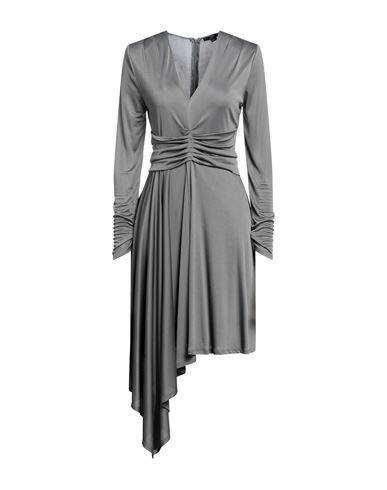 Seventy Sergio Tegon Woman Mini dress Grey Acetate, Polyamide Cover