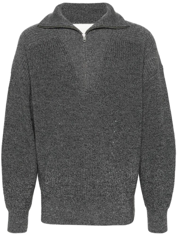 MARANT Benny merino-wool jumper - Black Cover