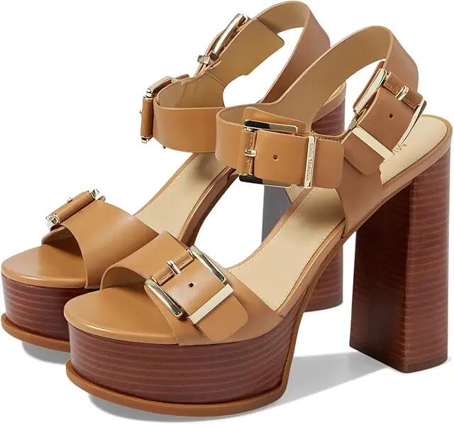 MICHAEL Michael Kors Colby Platform Sandal (Pale Peanut) Women's Sandals Cover