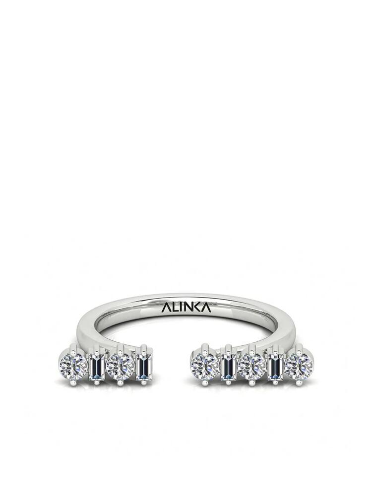 ALINKA 18kt white gold AMALFI diamond ring - Silver Cover