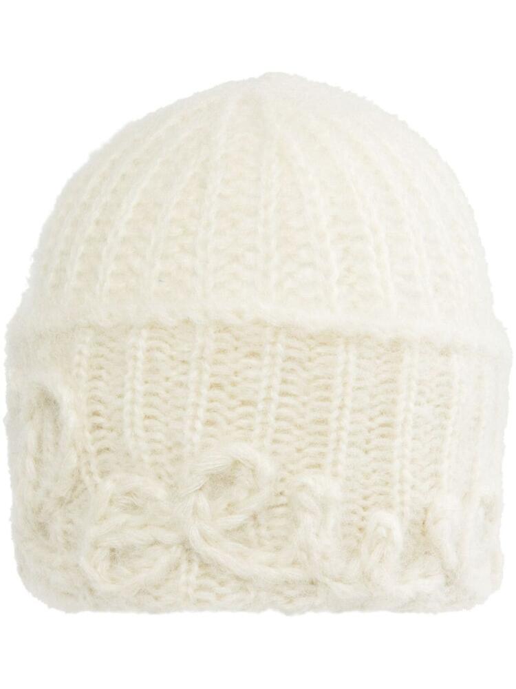 LOEWE logo beanie hat - Neutrals Cover