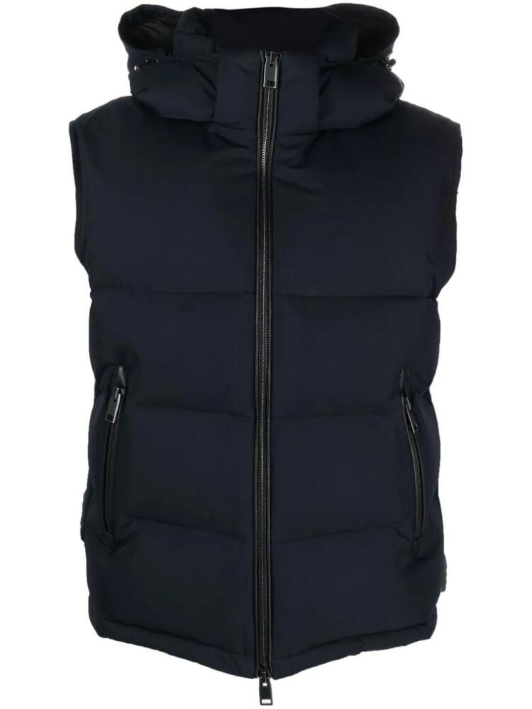 Brioni padded quilted gilet - Blue Cover