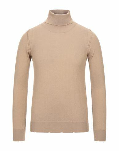 Imperial Man Turtleneck Camel Virgin Wool, Acrylic Cover