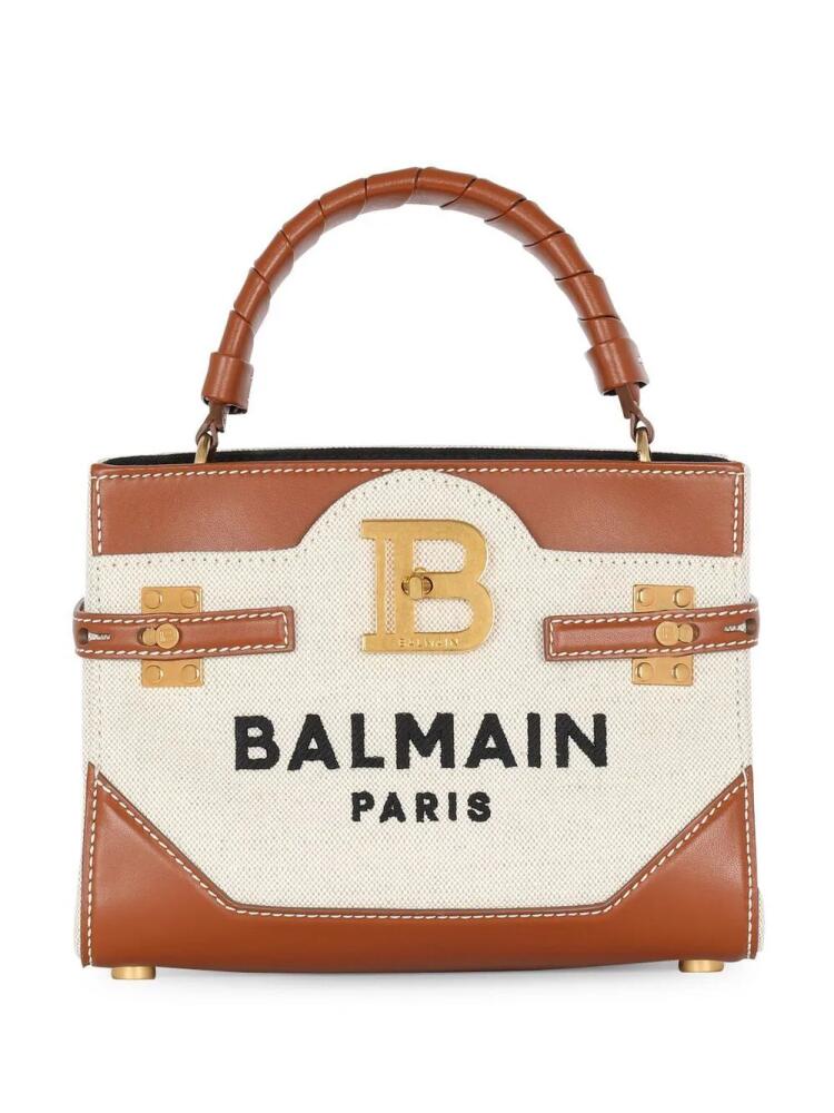 Balmain B-Buzz 22 top handle bag - Brown Cover