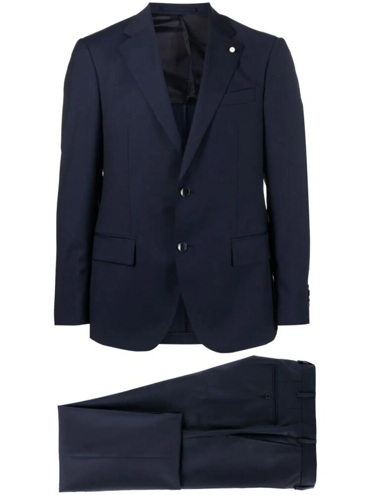 LUIGI BIANCHI MANTOVA single-breasted suit - Blue Cover