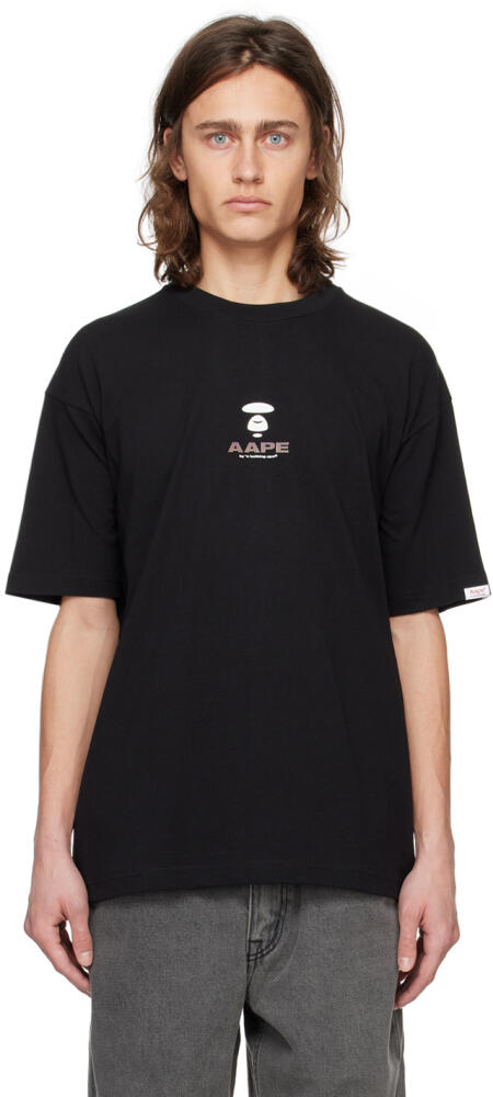 AAPE by A Bathing Ape Black Bonded T-Shirt Cover