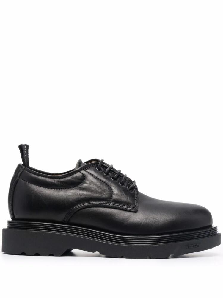 Buttero leather derby shoes - Black Cover