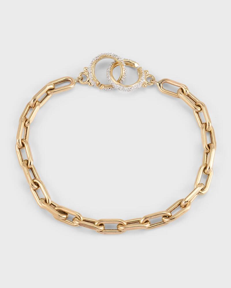 Zoe Lev Jewelry 14K Gold Diamond Open-Chain Bracelet Cover