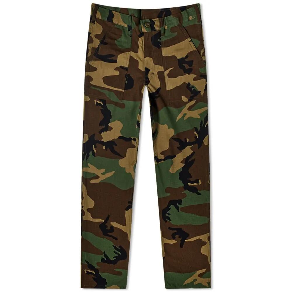 Stan Ray Men's Slim Fit 4 Pocket Fatigue Pant in Woodland Camo Cover