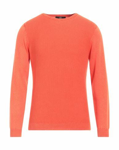 Aquascutum Man Sweater Orange Cotton Cover